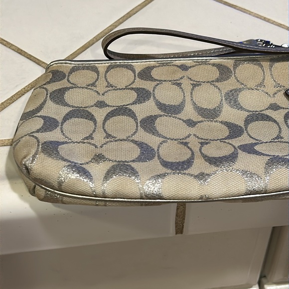 Coach Wristlet With Logo Tag - Picture 7 of 16